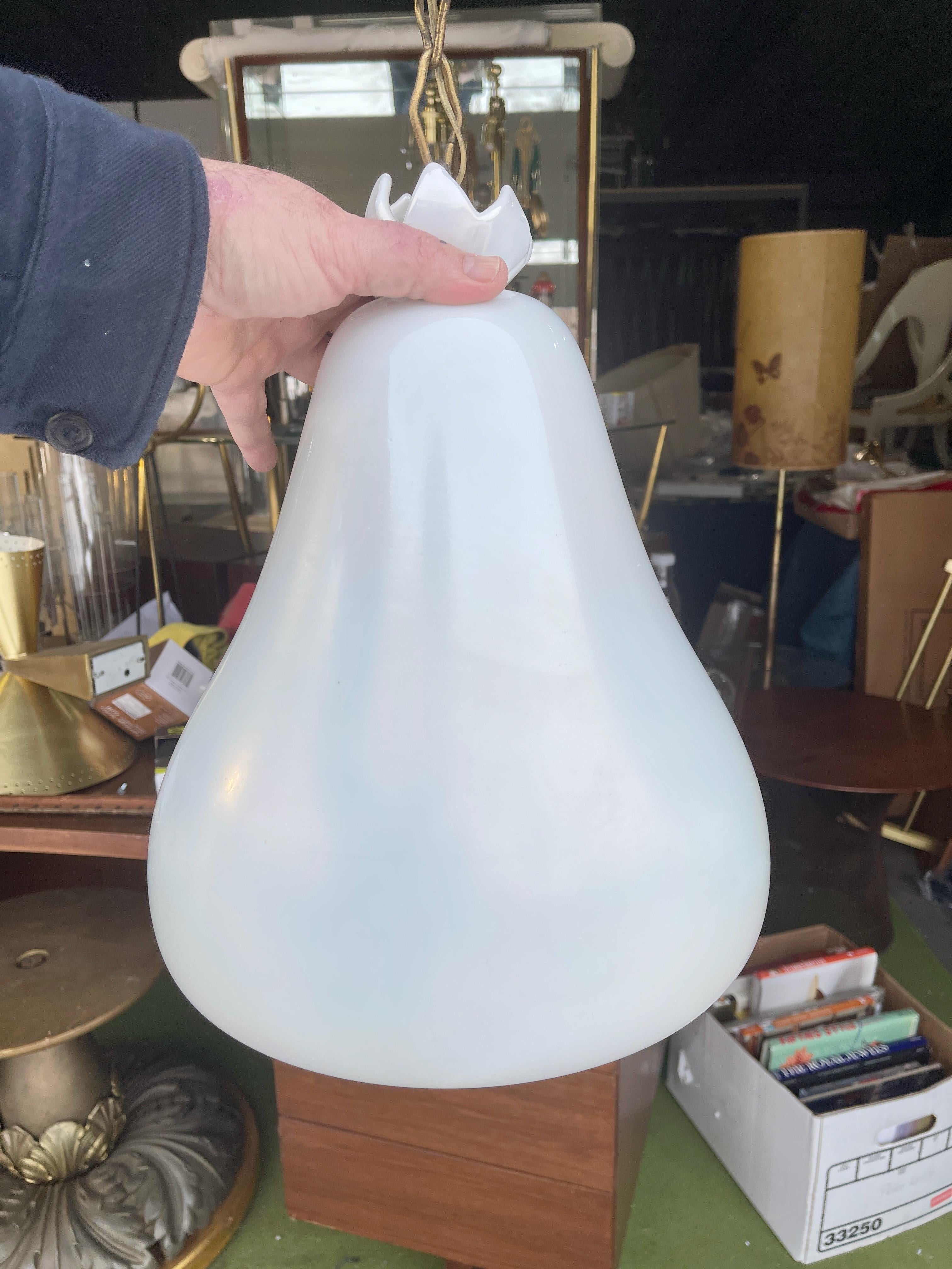 Flavio Poli para Seguso Vetri d'Arte Colgante de campana del Hotel Bristol Merano Moderno de mediados de siglo en venta