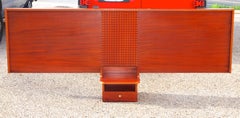 Mid-Century Modern Double Twin Headboard