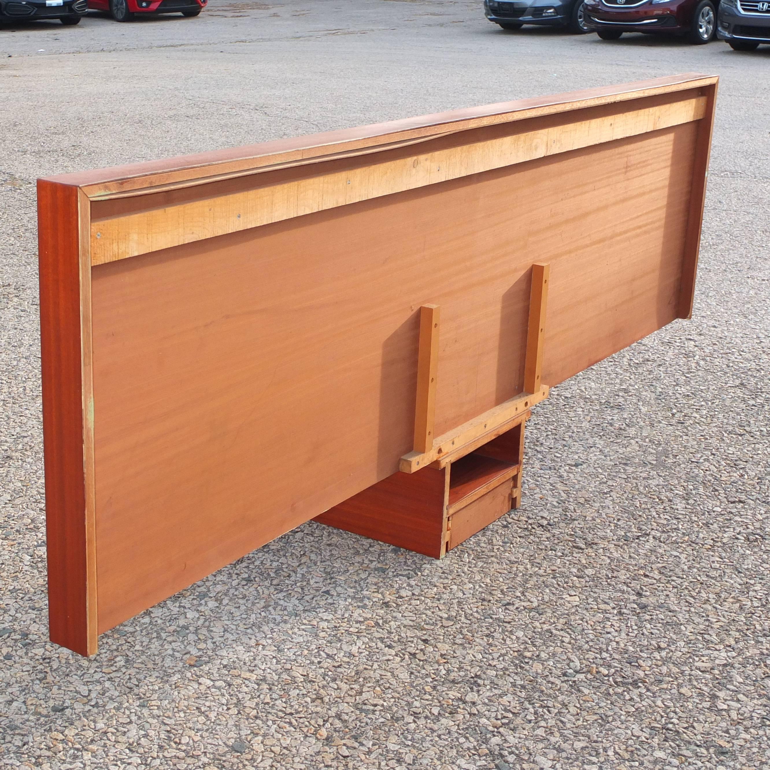 mid century headboard