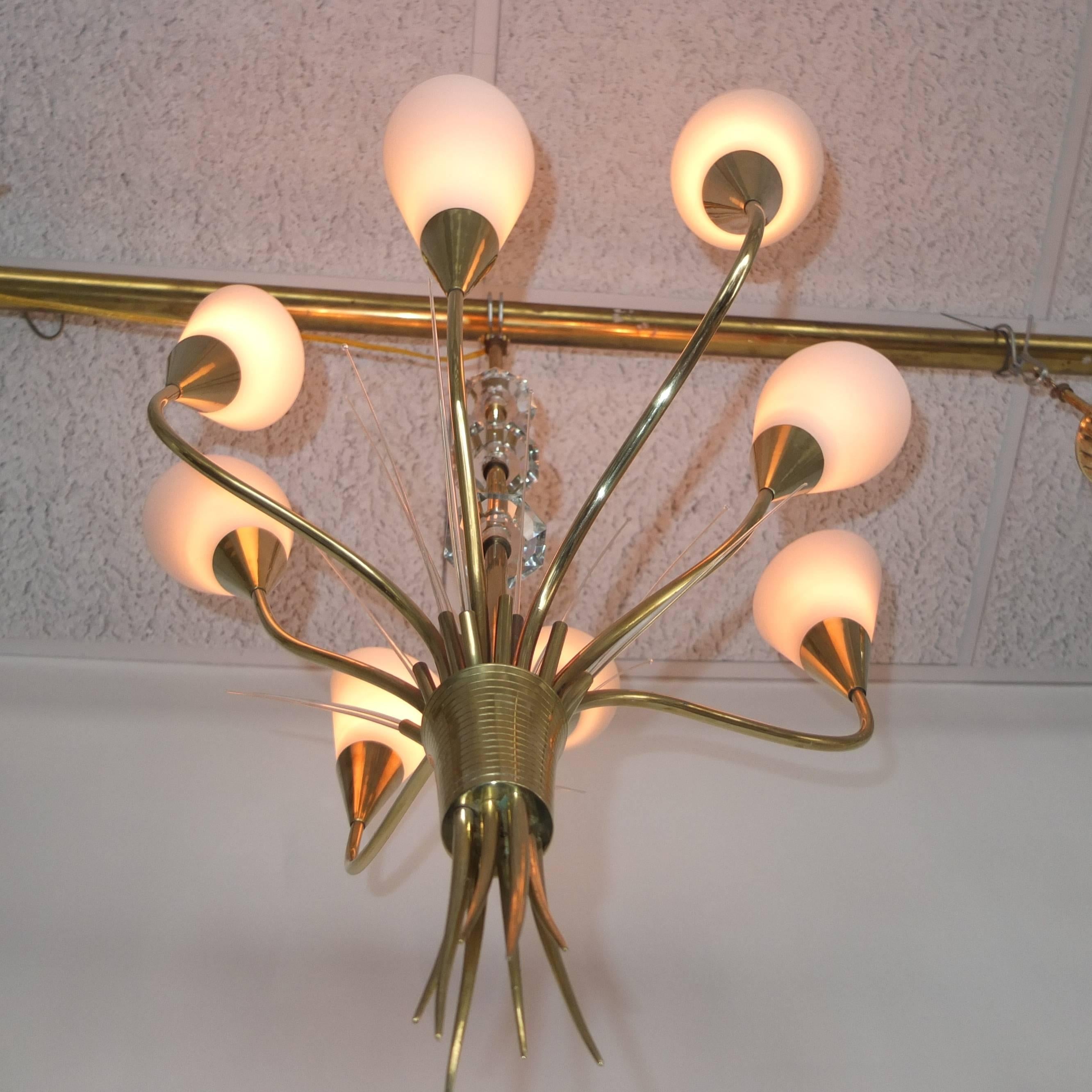 French Maison Arlus Chandelier No. 305 For Sale