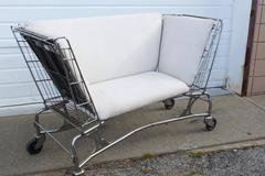 Steampunk Shopping Carts Loveseat or Settee