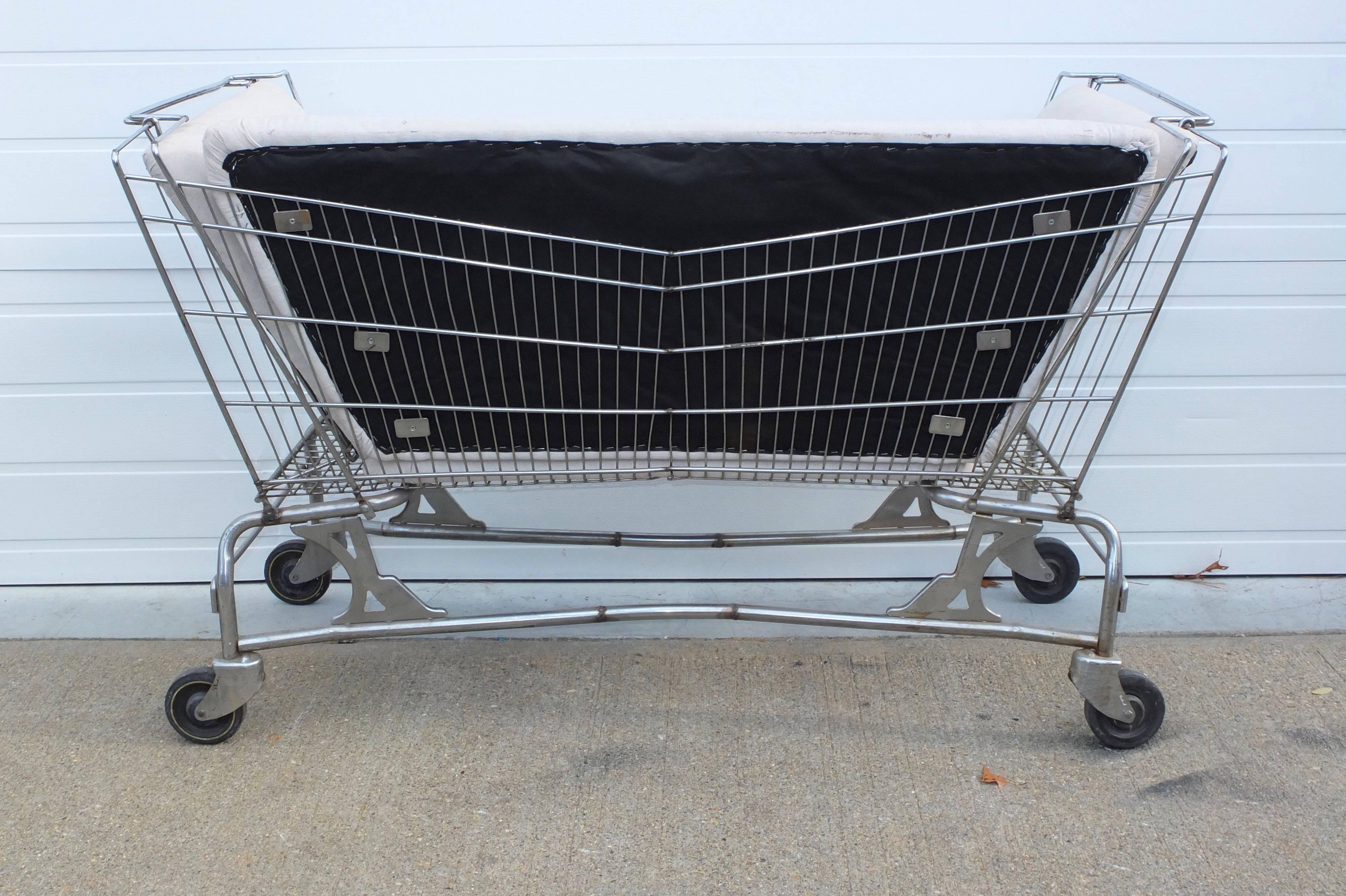 repurposed shopping cart