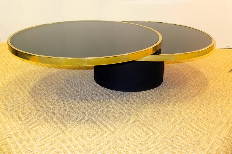 Revolving Rings DIA Design Institute America Revolving Rings Cocktail Table at 1stDibs