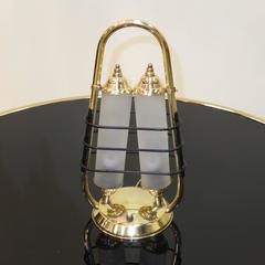 Pair of 1950s Italian Brass Table Lanterns