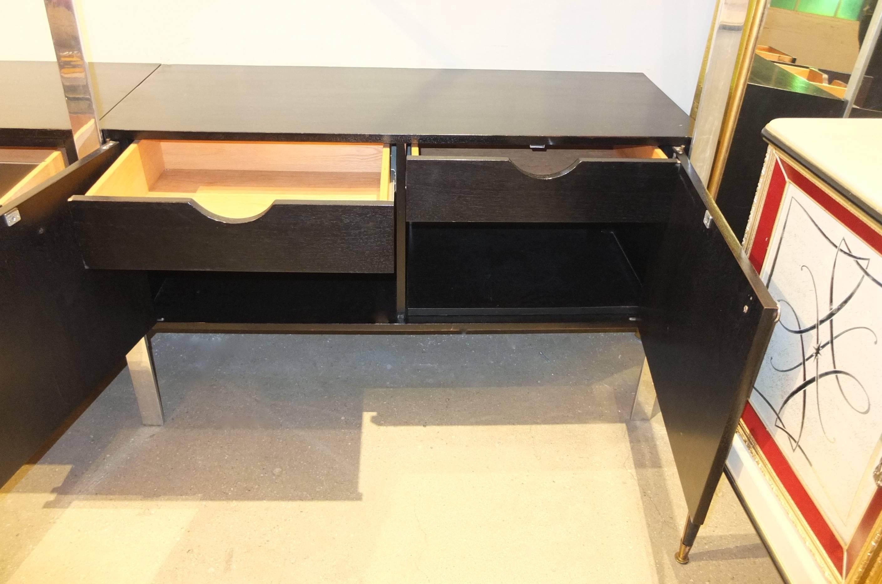 Early 1970s Pace Collection Wall Unit In Good Condition In Hanover, MA