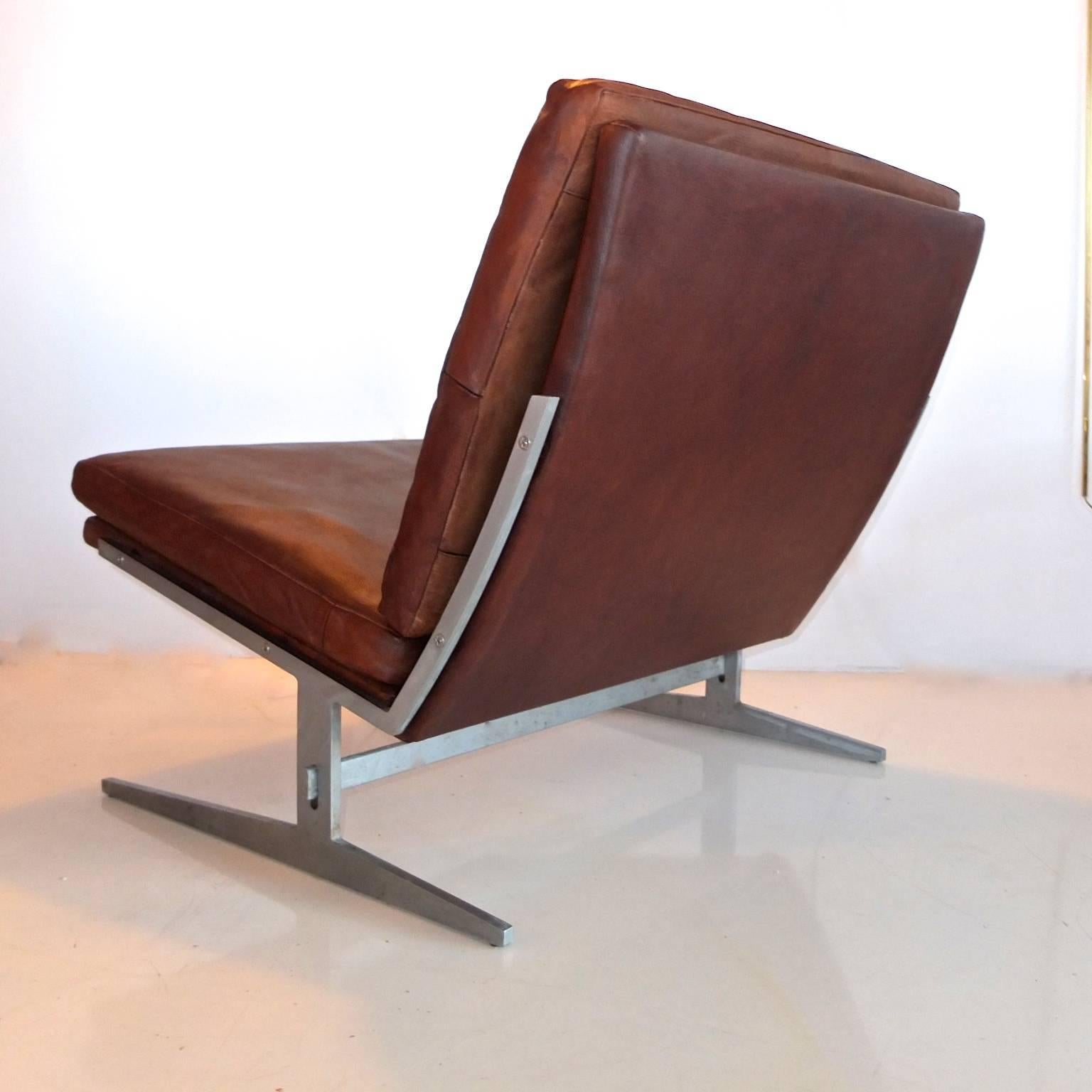 Mid-Century Modern Pair of BO-561 Lounge Chairs Designed by Fabricius & Kastholm