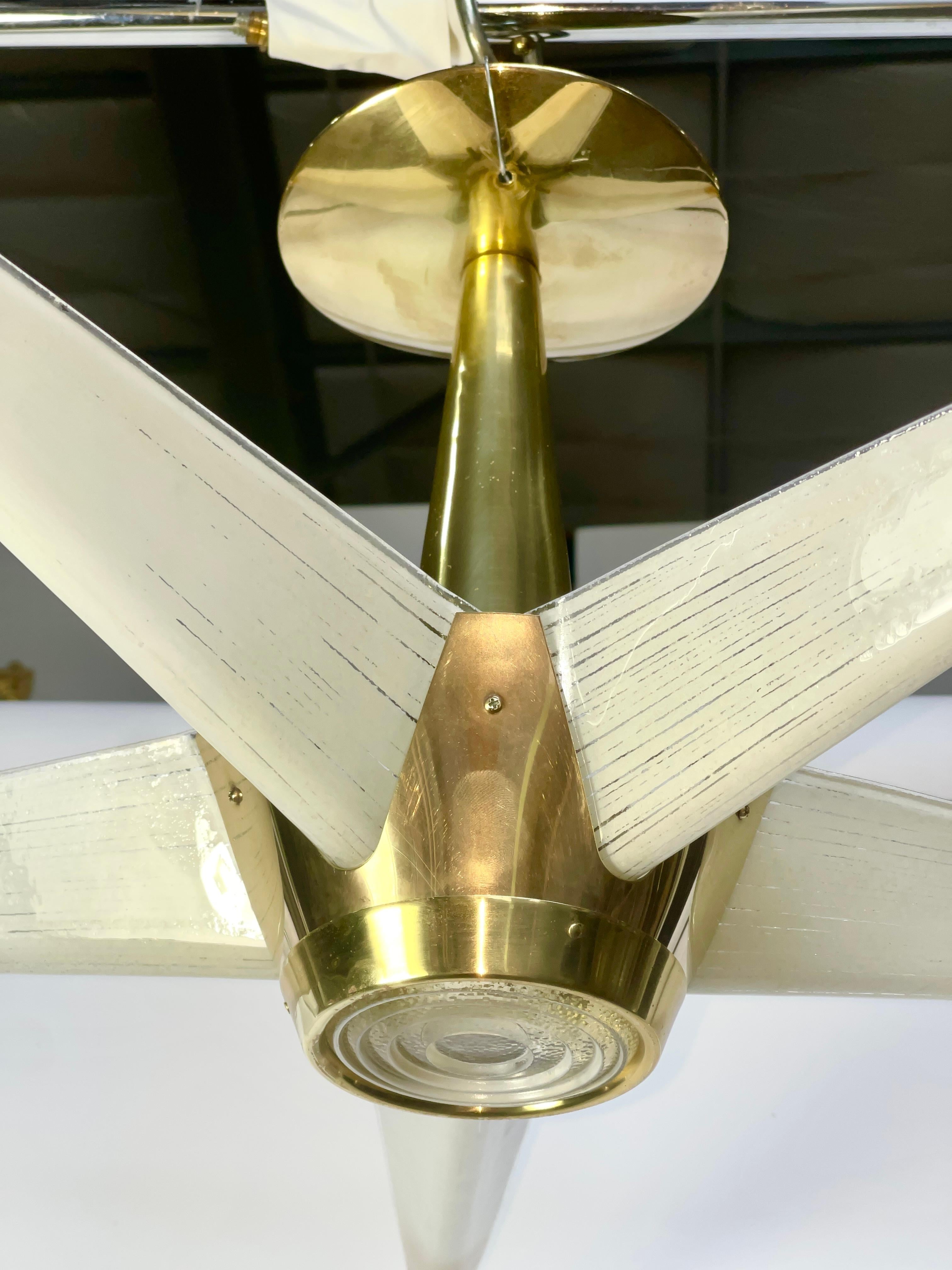 Lightolier Star Claremont Lámpara de techo de cinco brazos de Carl Moser en venta 9