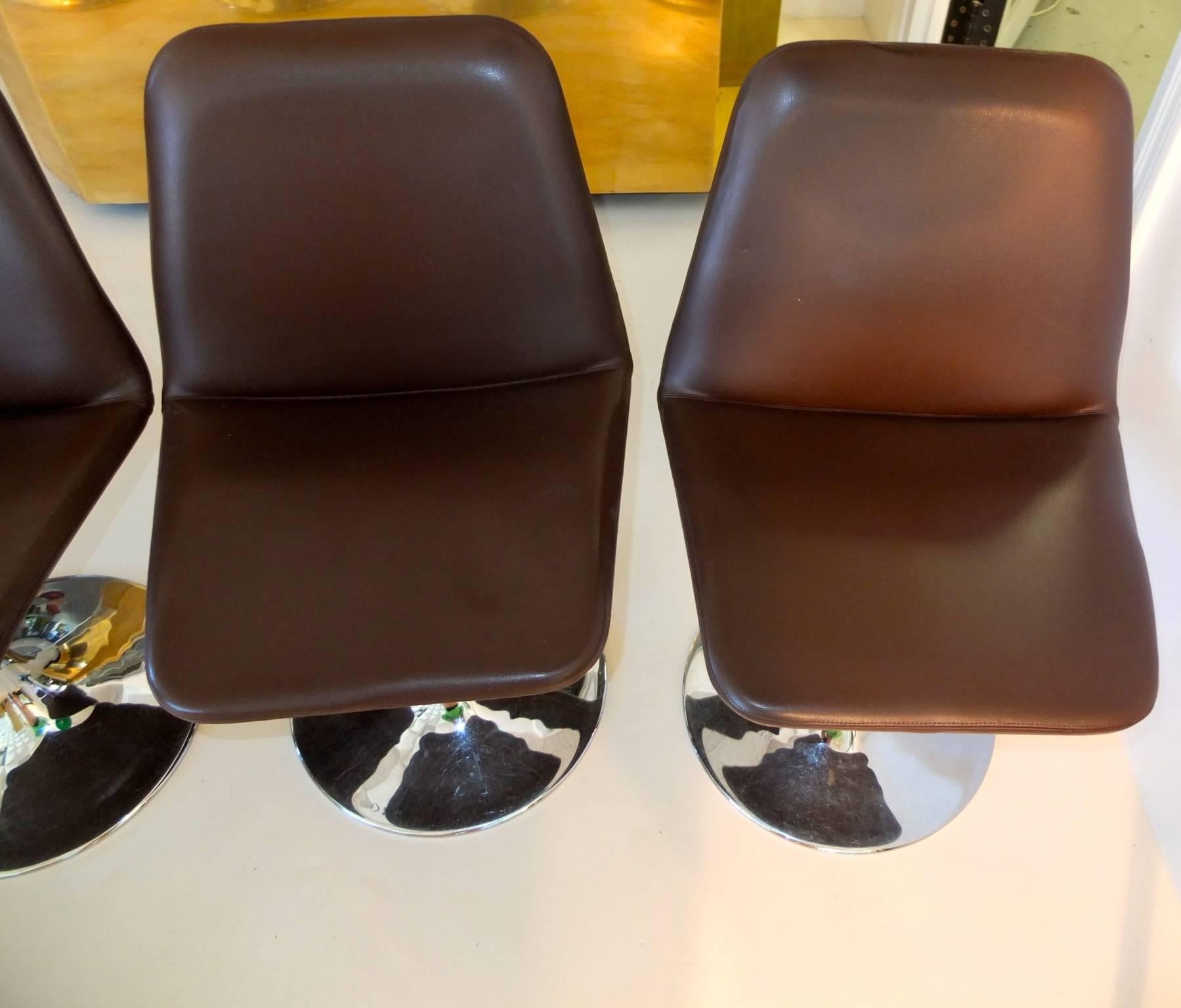 Set of Four Vinga Swivel Chairs by Börje Johanson 2