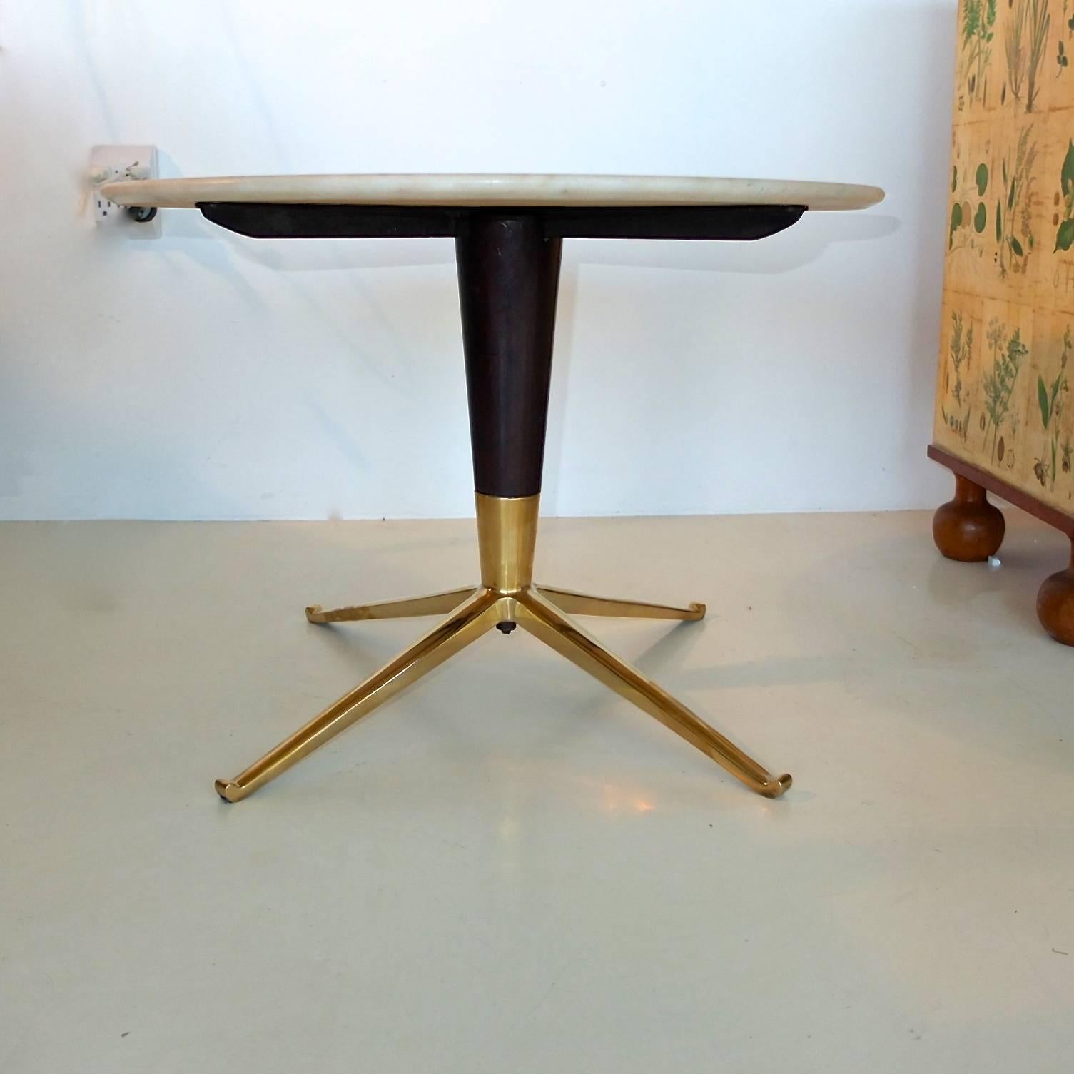 Cast 1950s Italian Cocktail Table Attributed to Melchiorre Bega