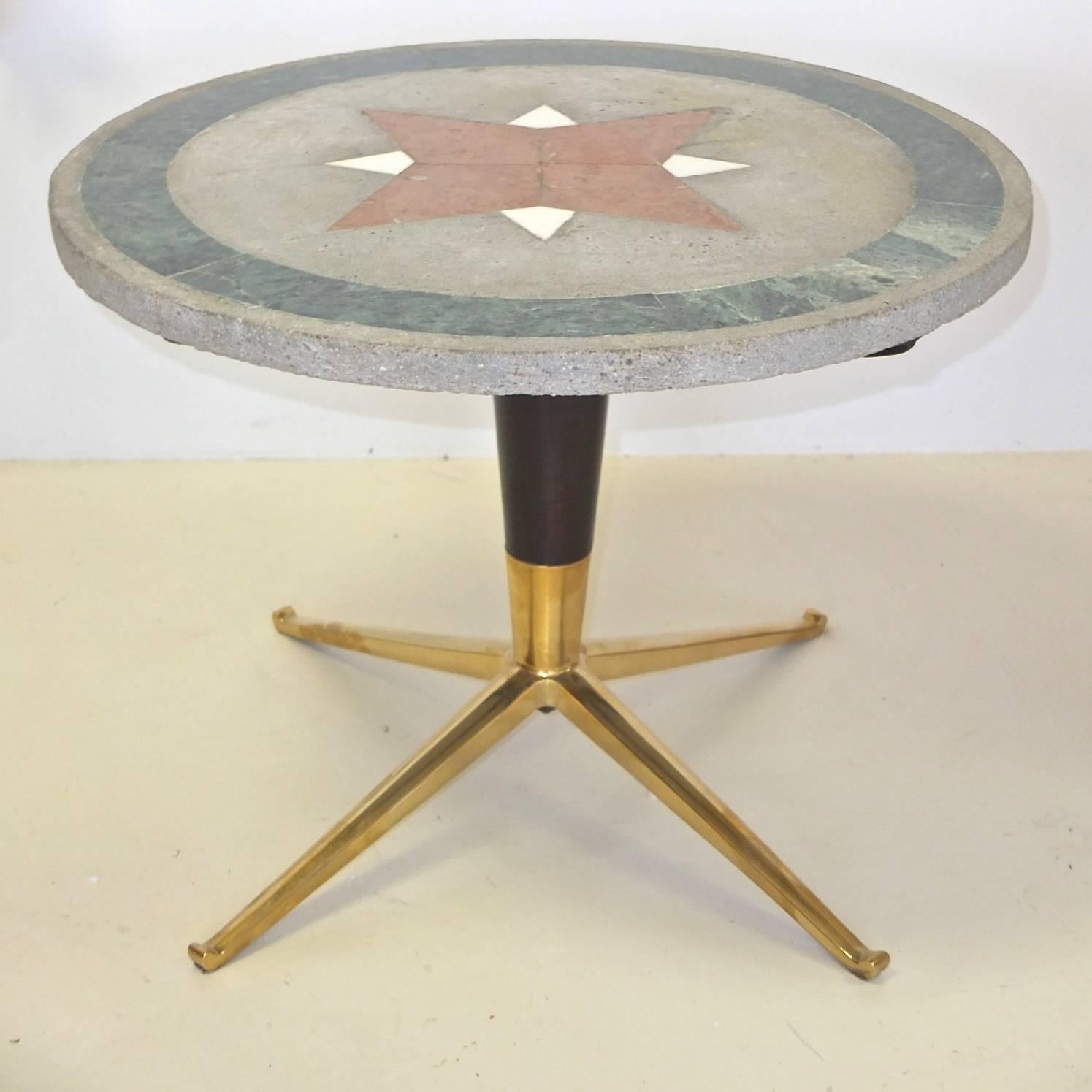 Mid-20th Century 1950s Italian Cocktail Table Attributed to Melchiorre Bega