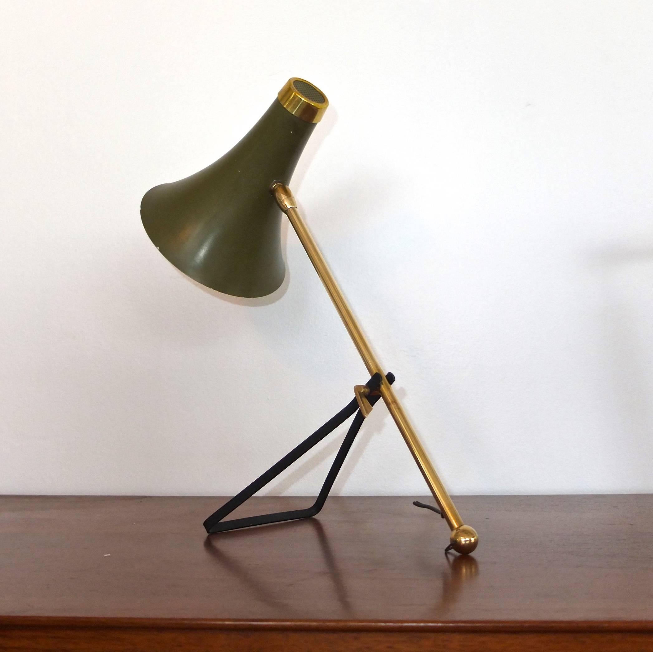 Mid-Century Modern Stilux Milano Combination Wall and Desk Lamp