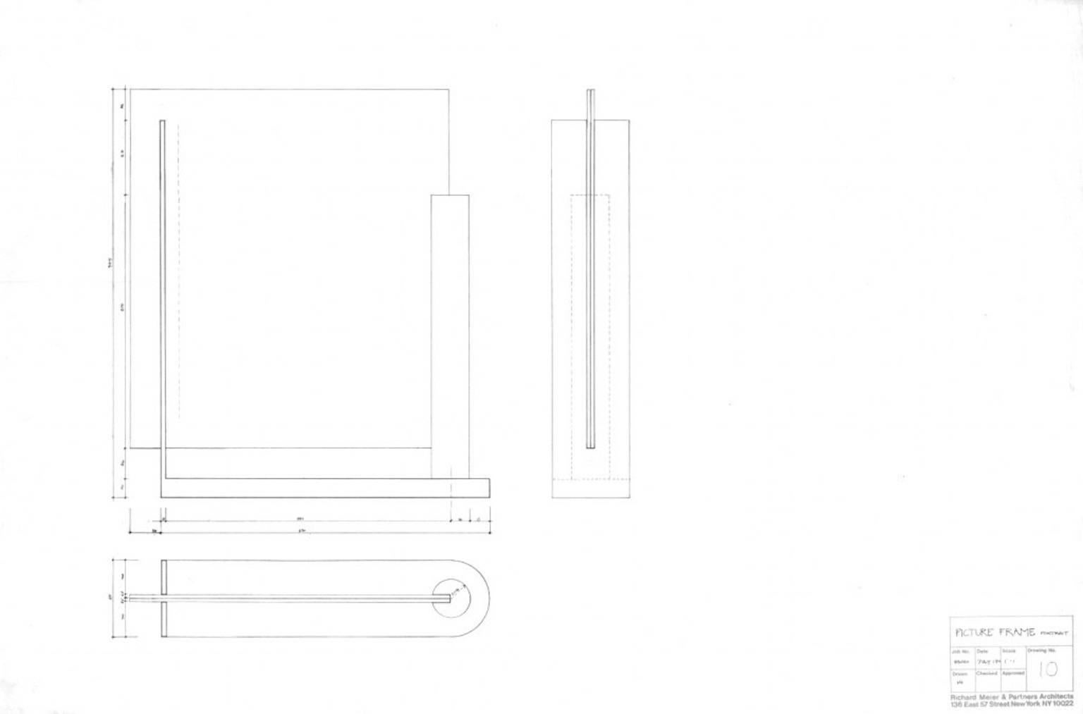 Late 20th Century Richard Meier for Swid Powell Silver Plate Photo Frame