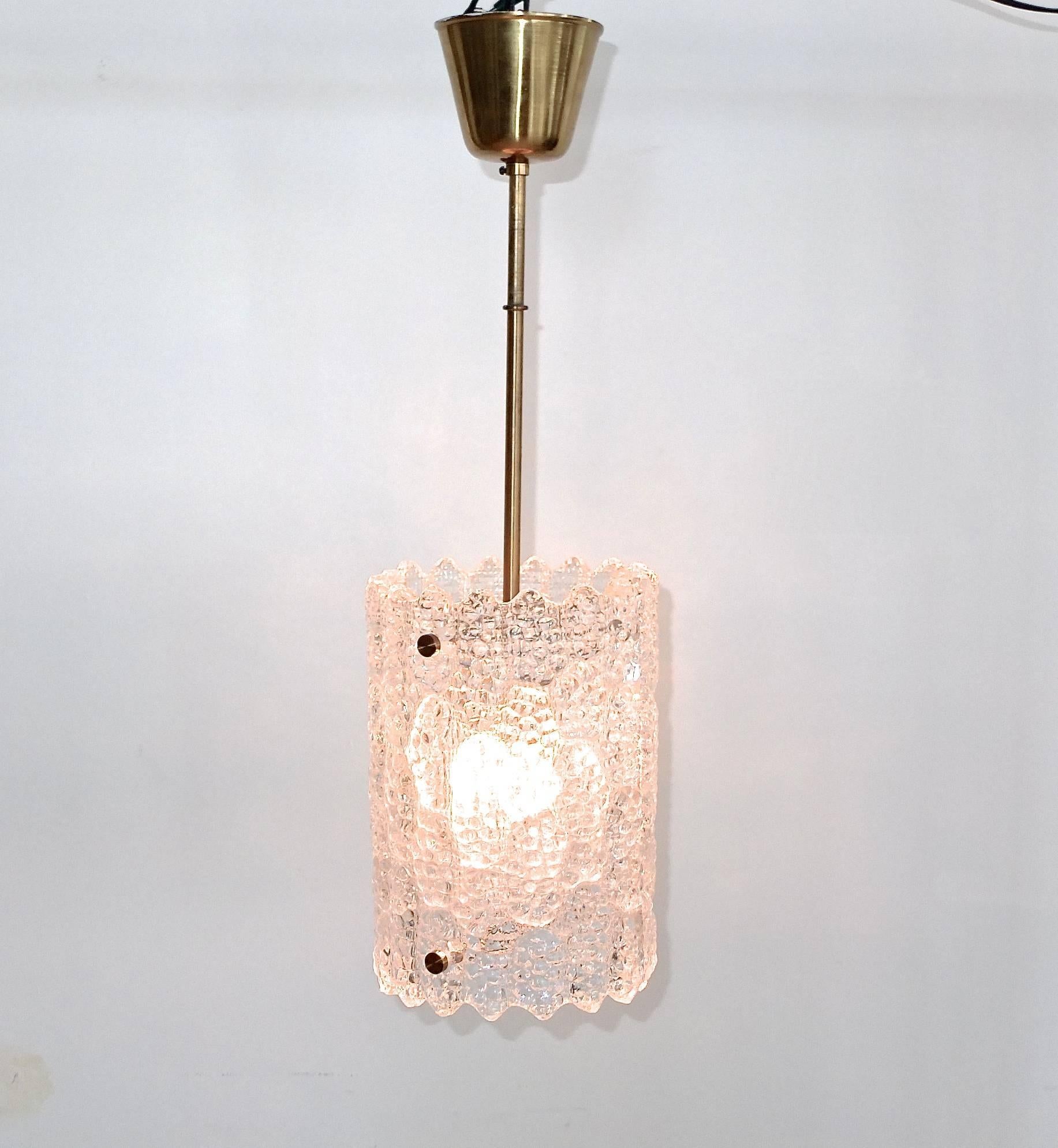 Carl Fagerlund for Orrefors Sweden Crystal Pendant 2
