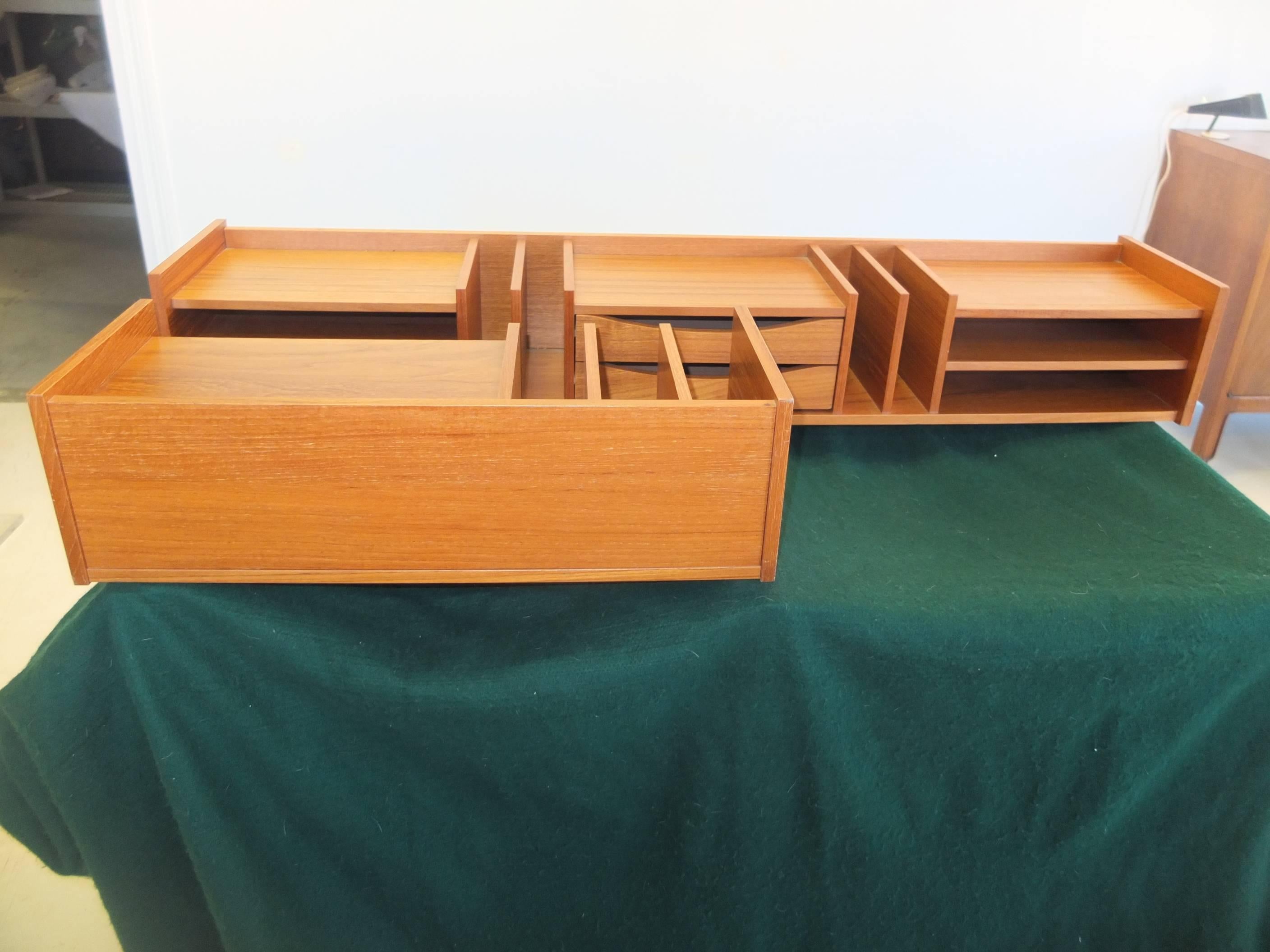 Danish Modern Teak Desk Organizer by Georg Petersen Mobilfabrik 2