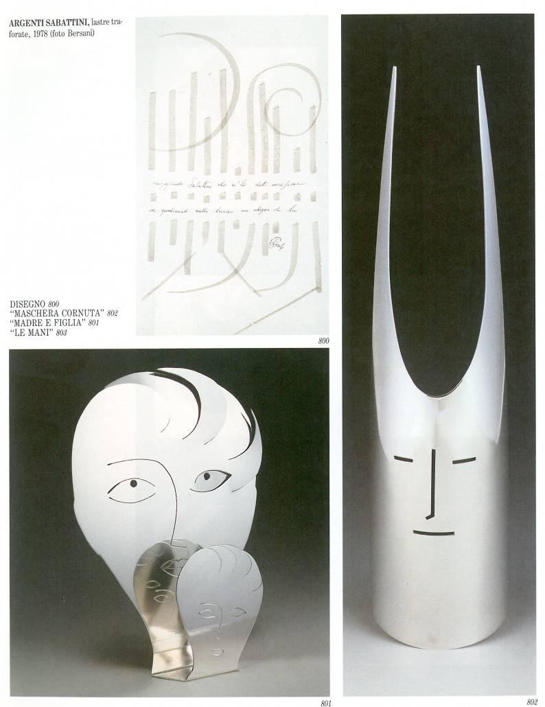 Gio Ponti Silver Sculpture 