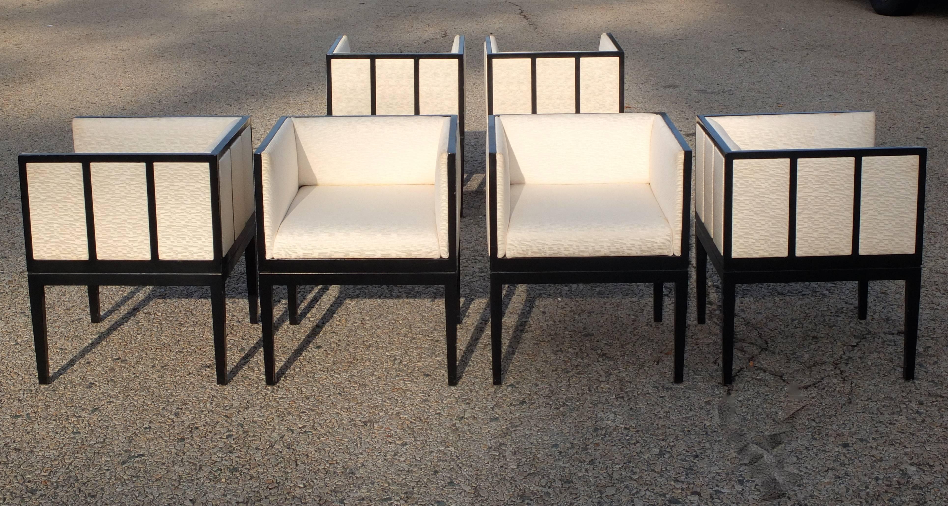 Eight Custom Dining Chairs by Juan Montoya For Sale 9