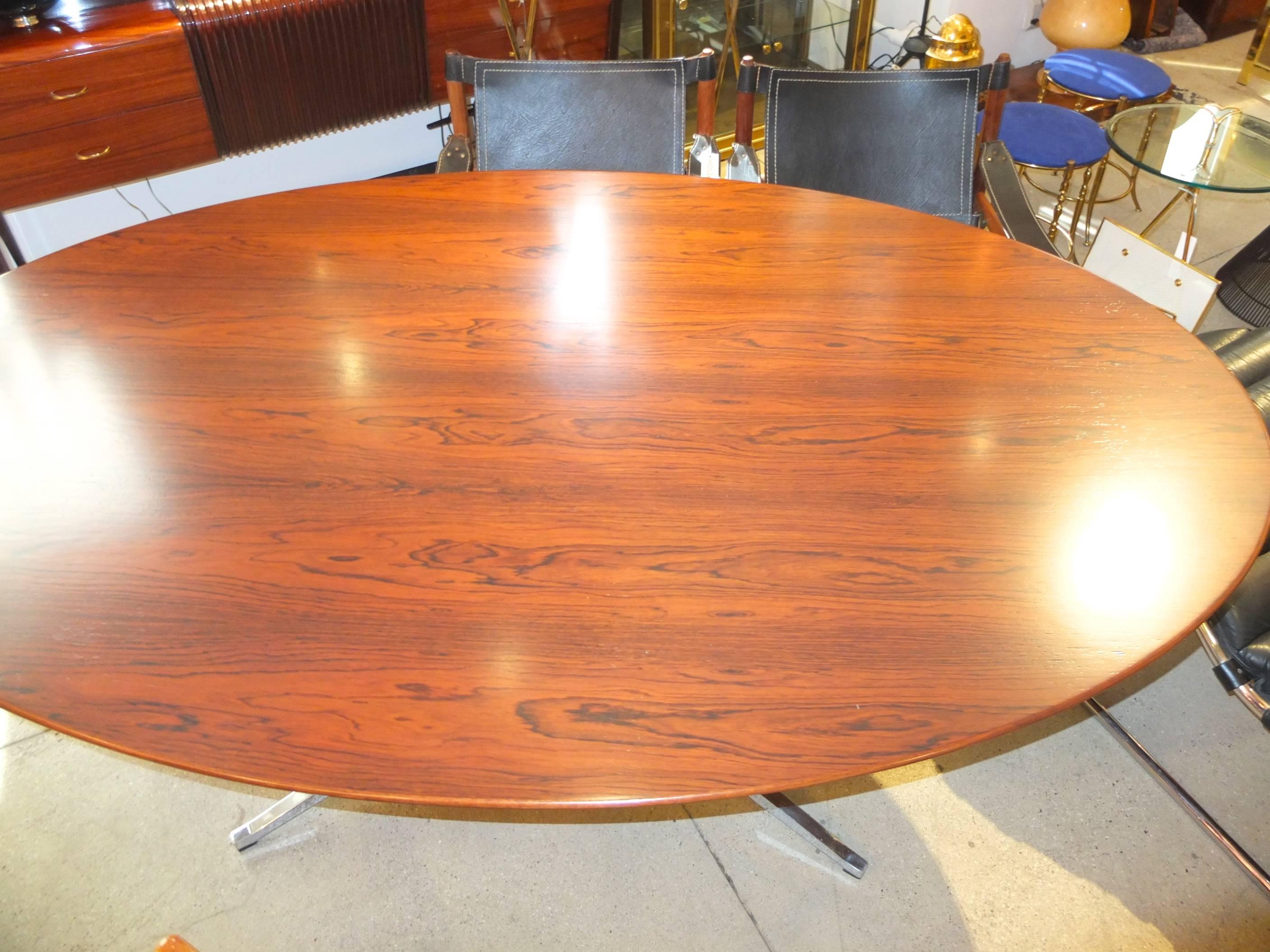florence knoll oval table