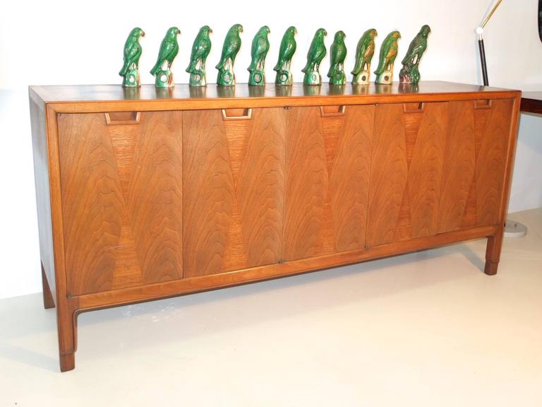 Janus Collection Walnut Sideboard for John Stuart at 1stDibs