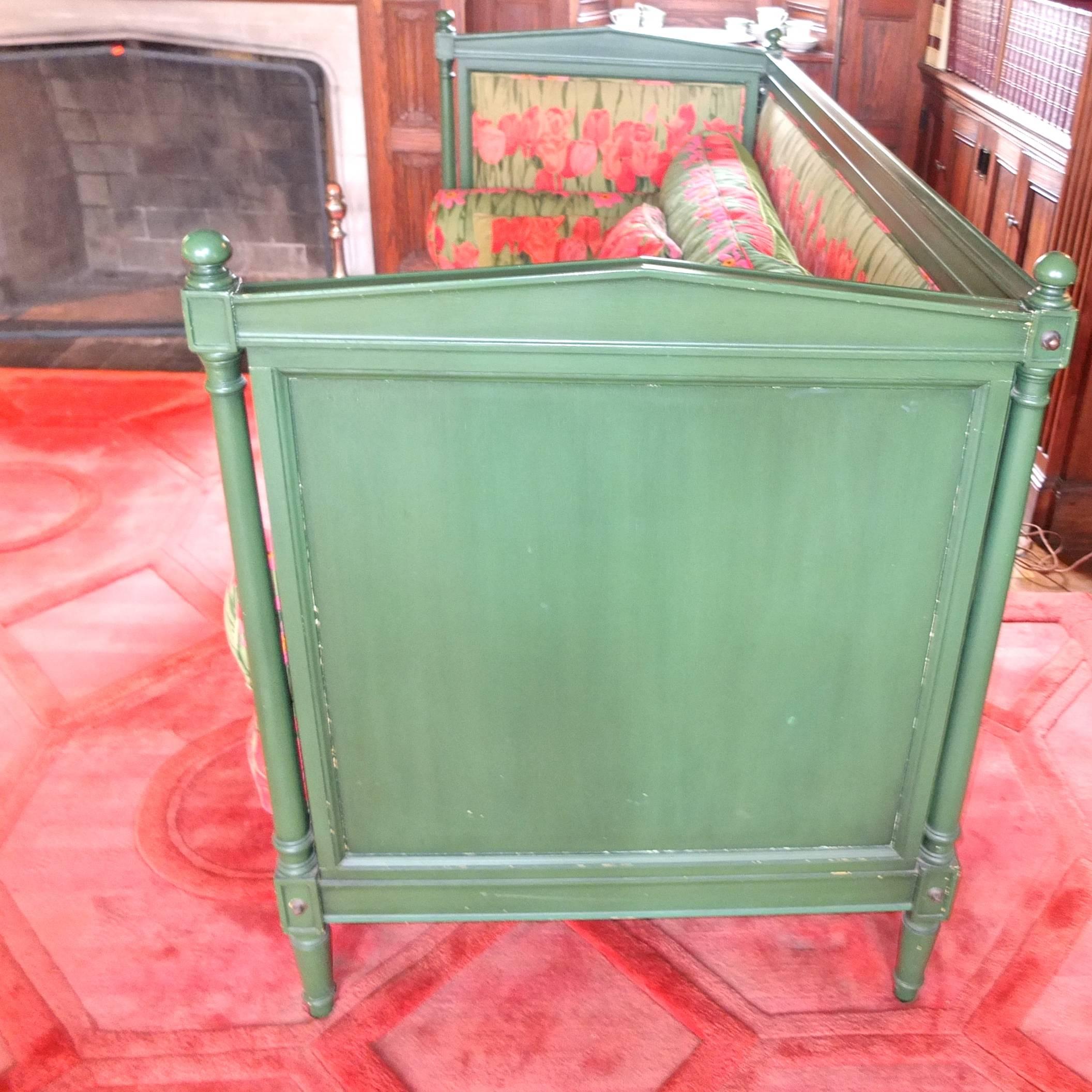 Late 20th Century French Painted Directoire Style Daybed