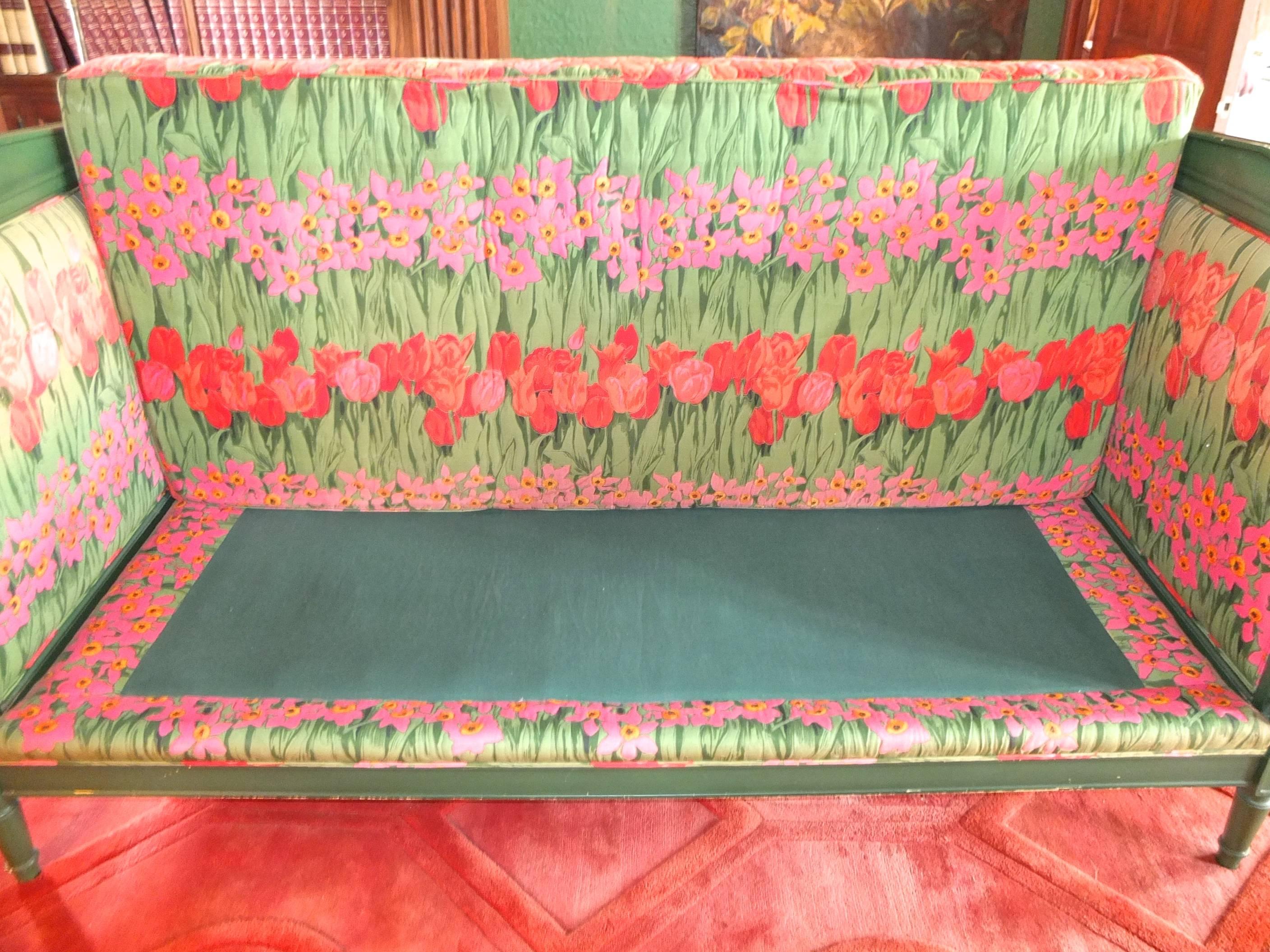 French Painted Directoire Style Daybed 4