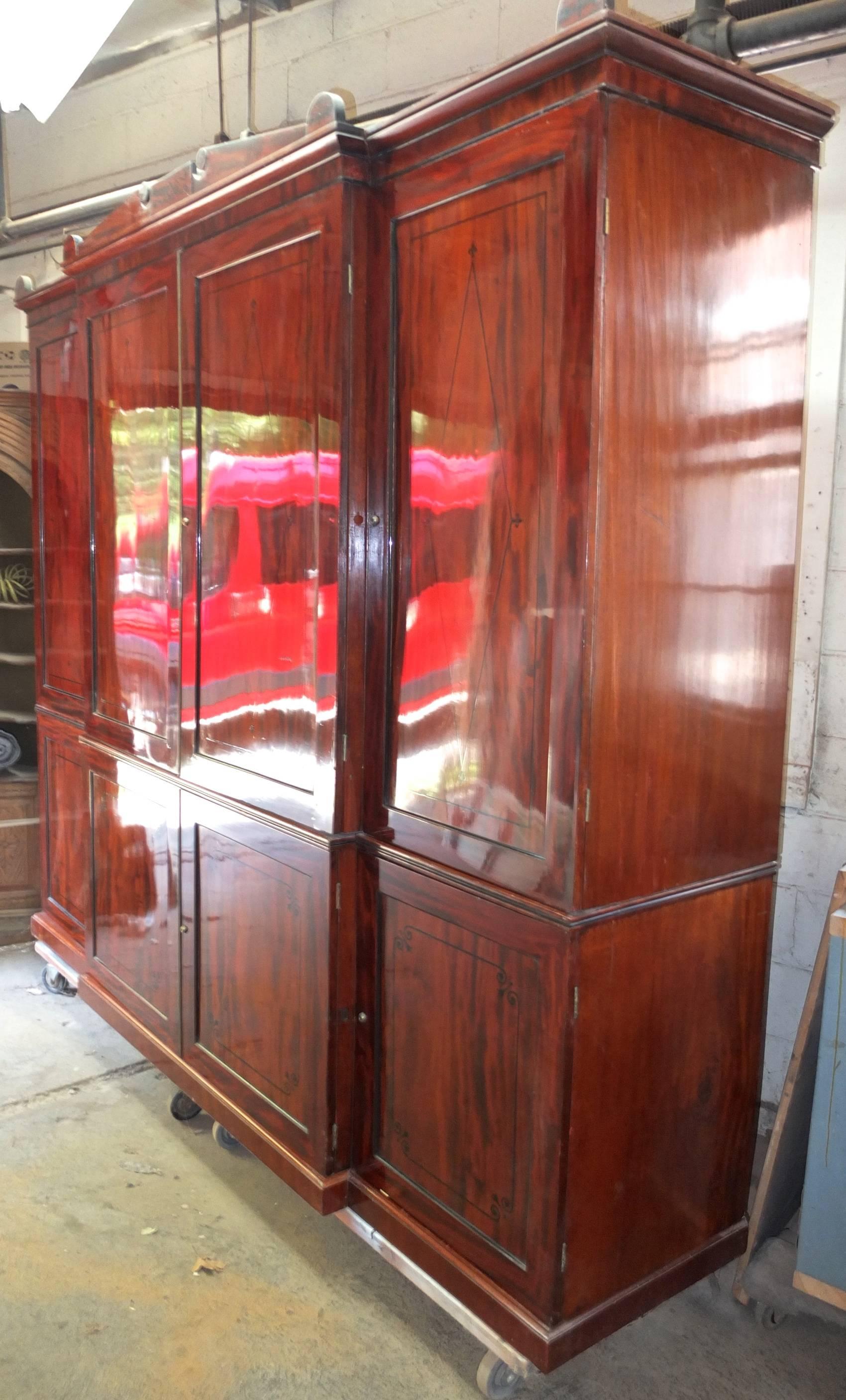 mahogany armoires wardrobes