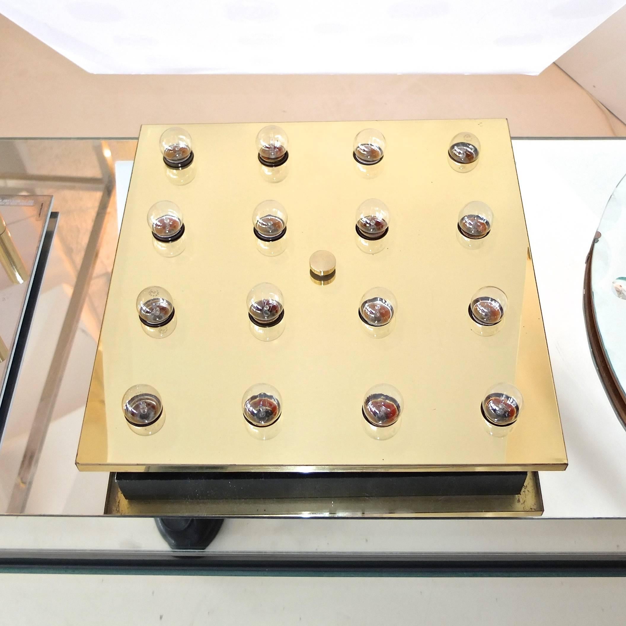 square flush mount light