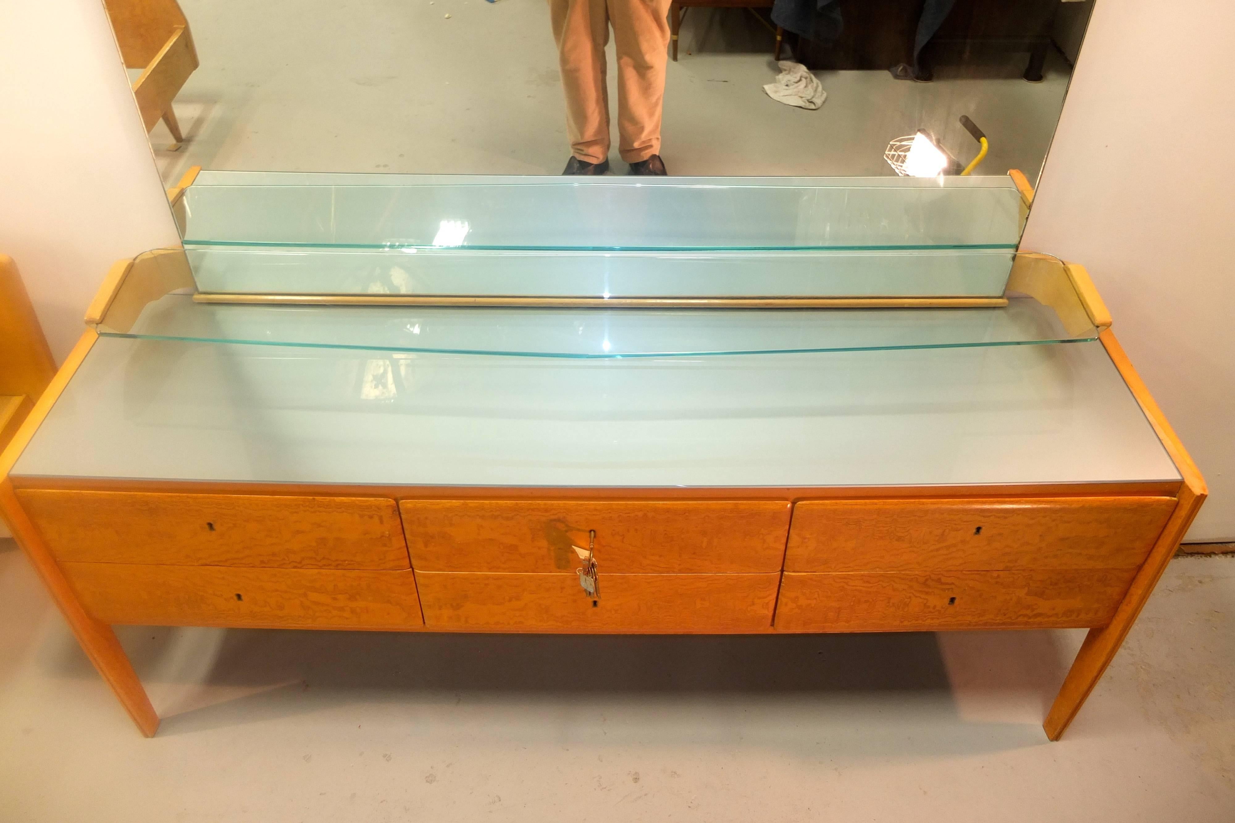 Gio Ponti Chest with Mirror For Sale 3