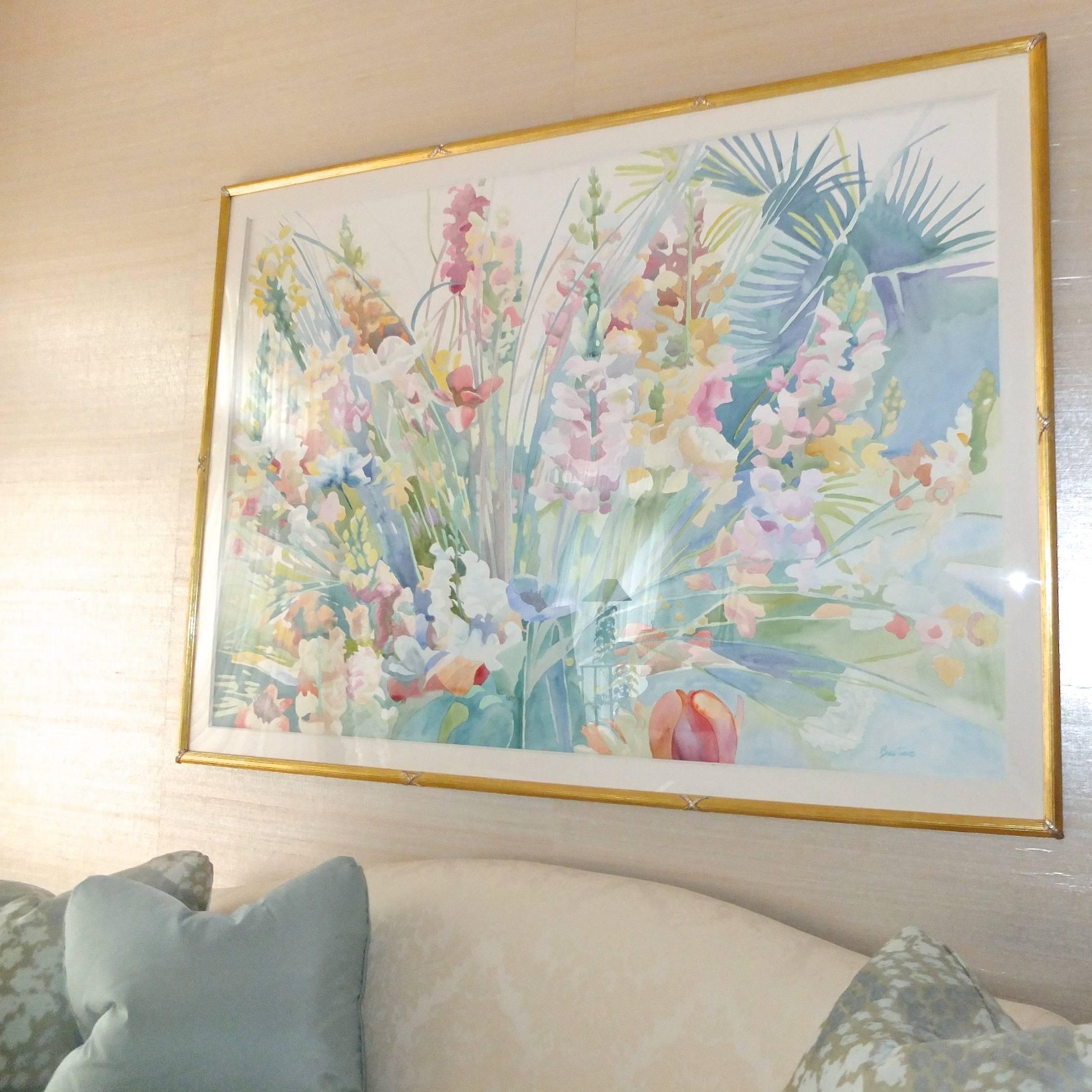 Großformatiges Aquarell 