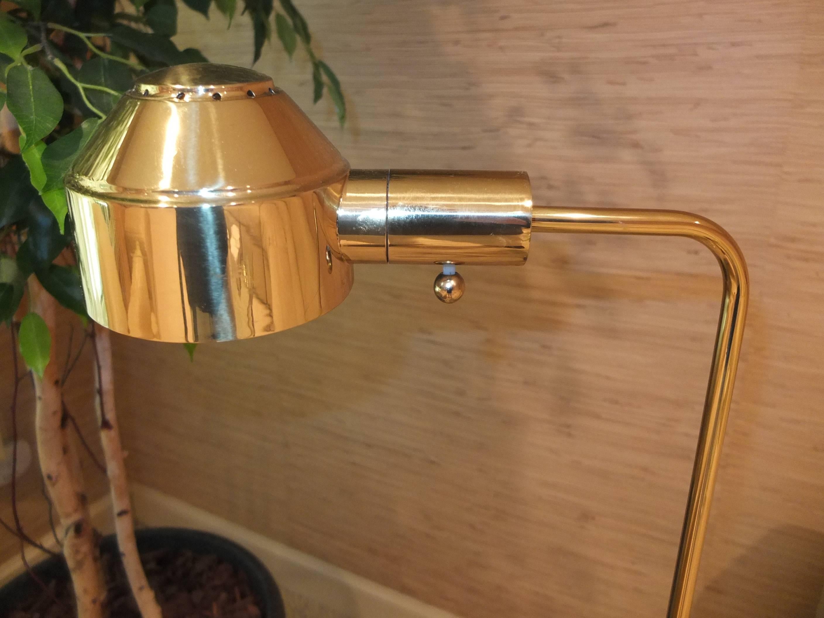 E. F. Chapman Solid Brass Adjustable Height Floor Lamp 3