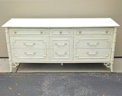 Faux Bamboo Queen Five-Piece Bedroom Set by Thomasville Allegro