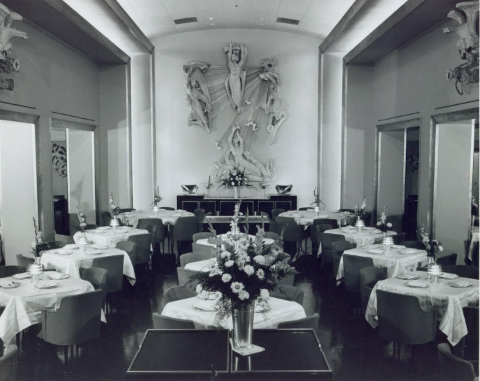 Aluminum Set of Four Chairs from the First Class Dining Room of the S.S. United States