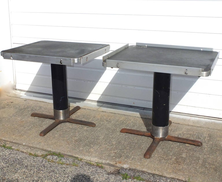 Rectangular Pedestal Dining Tables from the S.S. United States Ocean