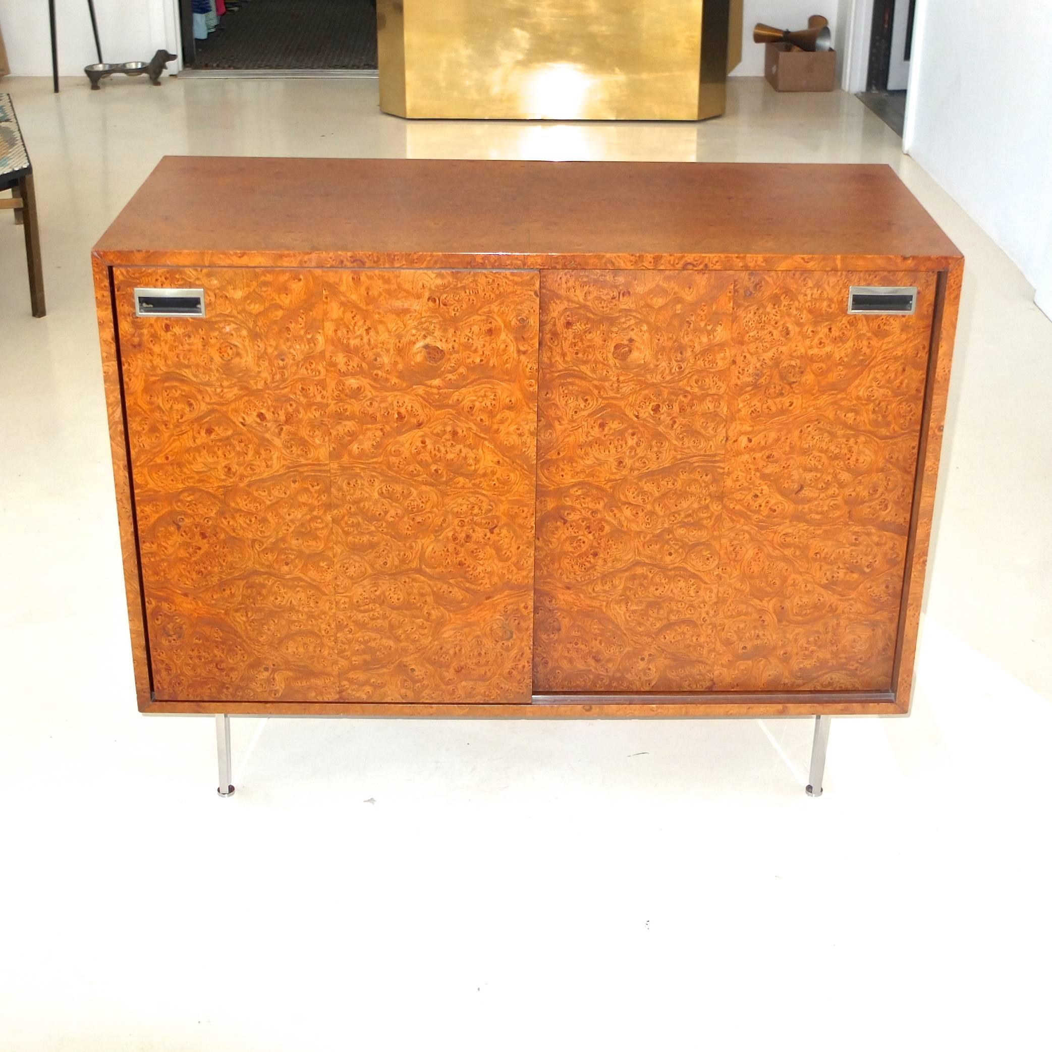 Harvey Probber Olive Burl Cabinet of Drawers 13