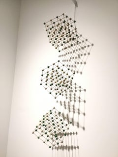 Wall Hanging Made of Molecule Models