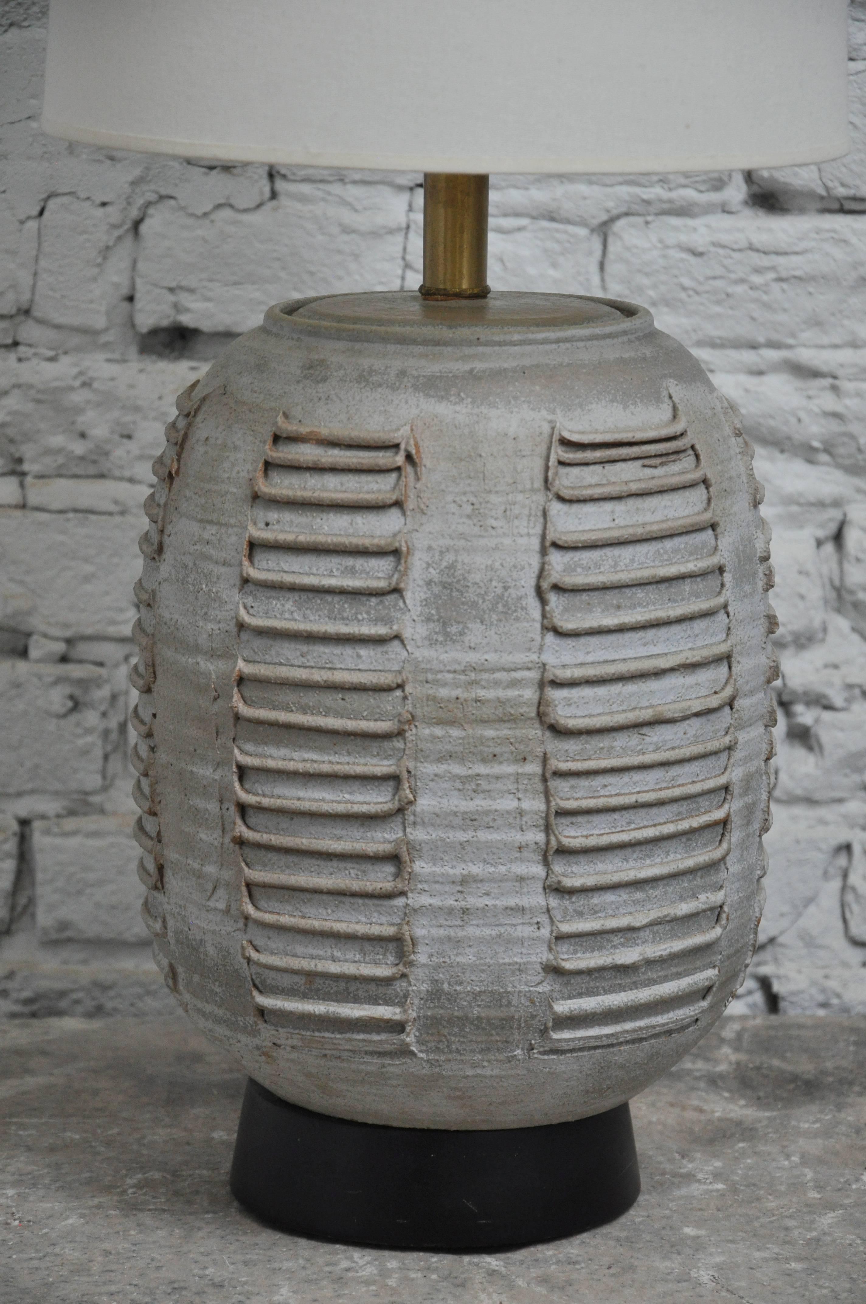 Mid-20th Century Ceramic Lamp 1