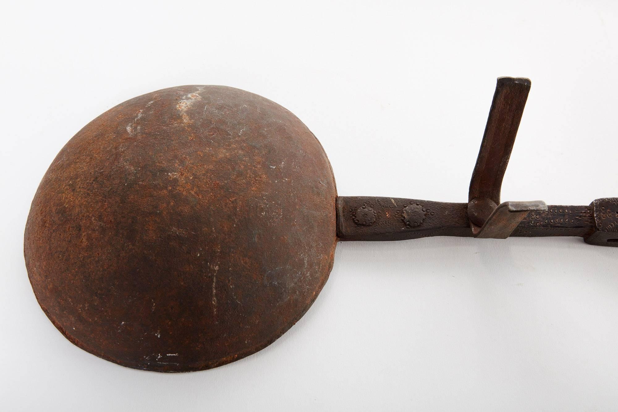 Early 20th Century Iron Cooking Utencil from India For Sale 3