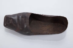 Late 19th Century Hand-Forged Iron Shoe, Likely a Cobblers Sample