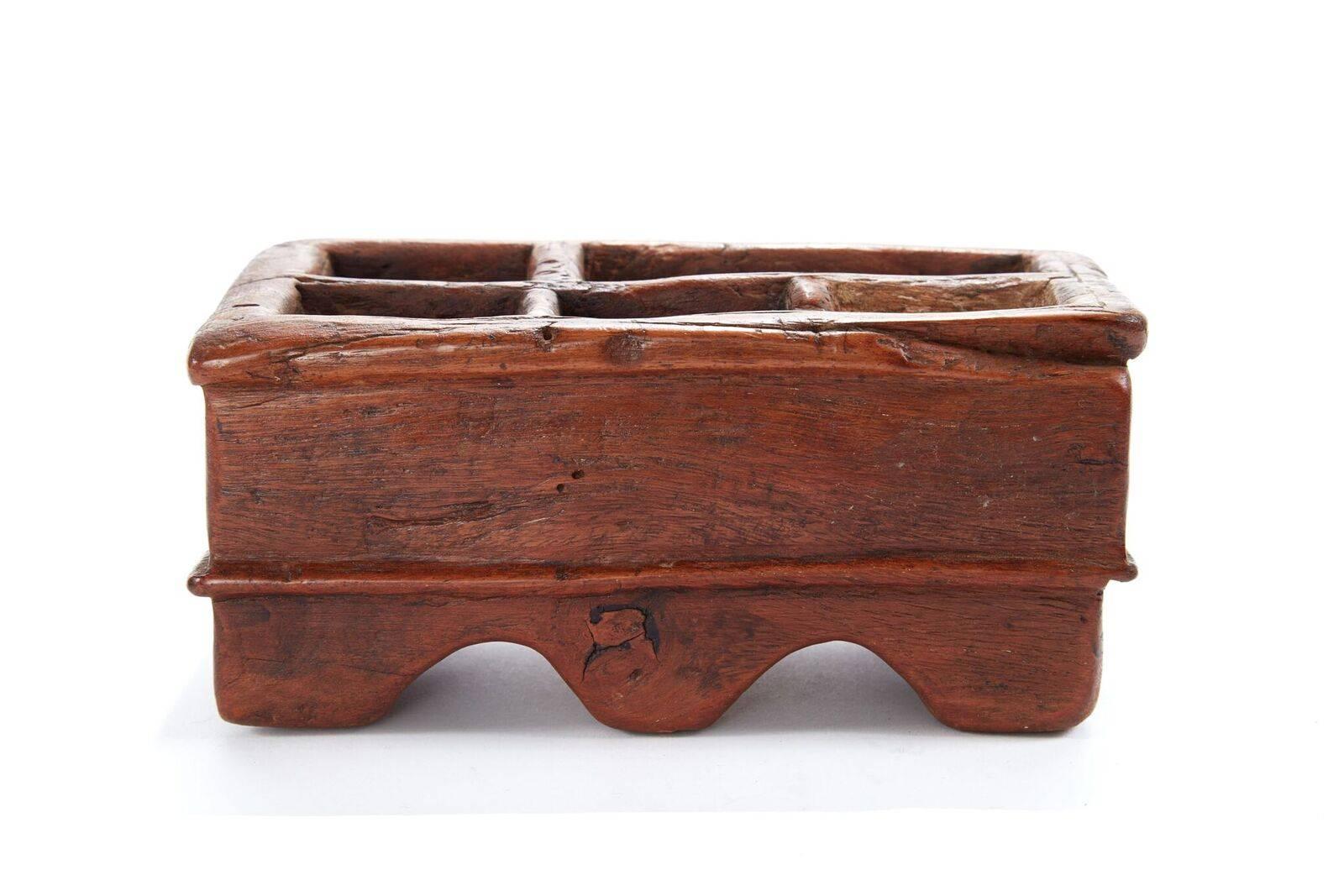 Hand-Carved Late 19th Century Chinese Fruitwood Beetle Box