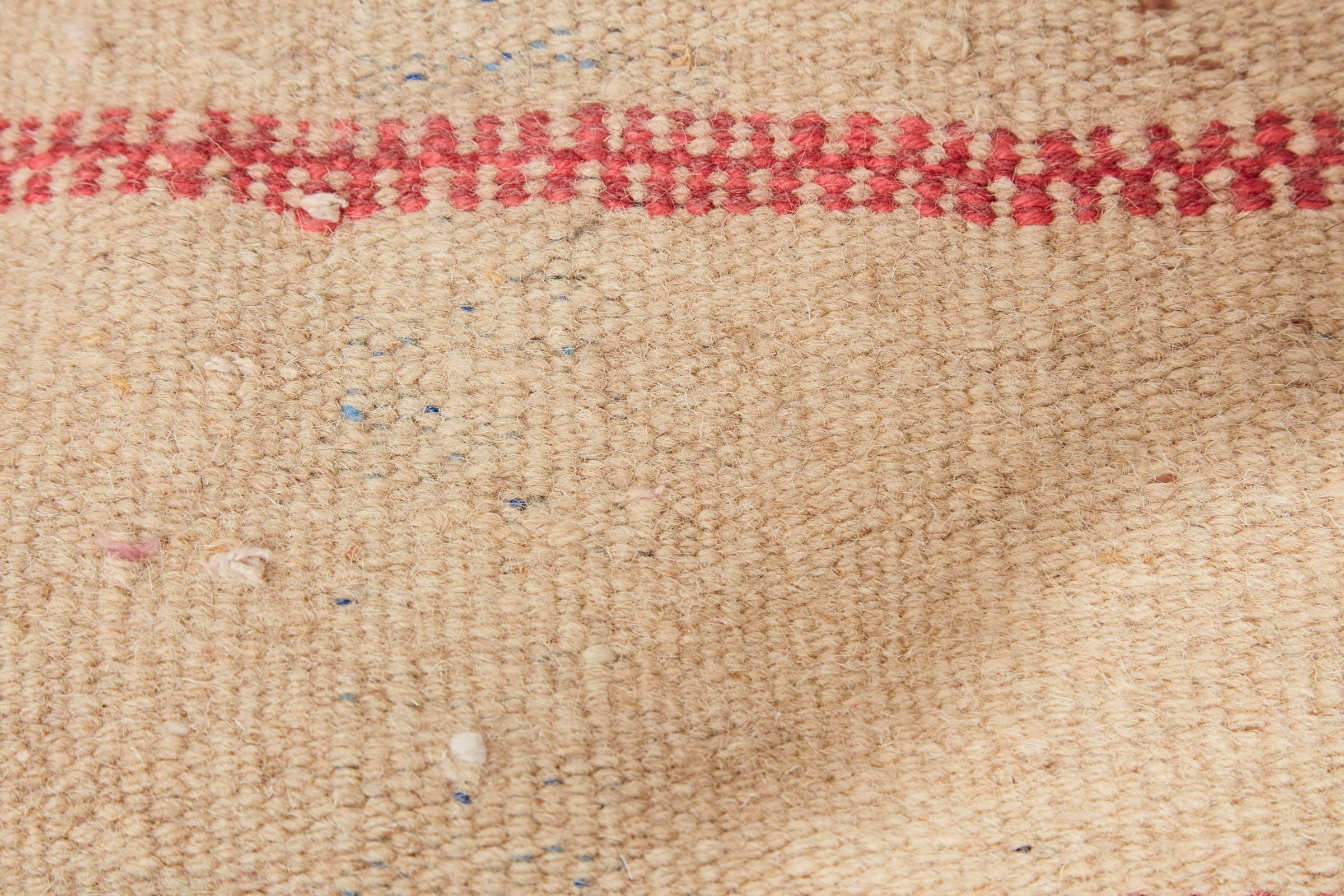 Flachgewebter Berberteppich aus Afrika des 20. Jahrhunderts im Zustand „Hervorragend“ in Chicago, IL