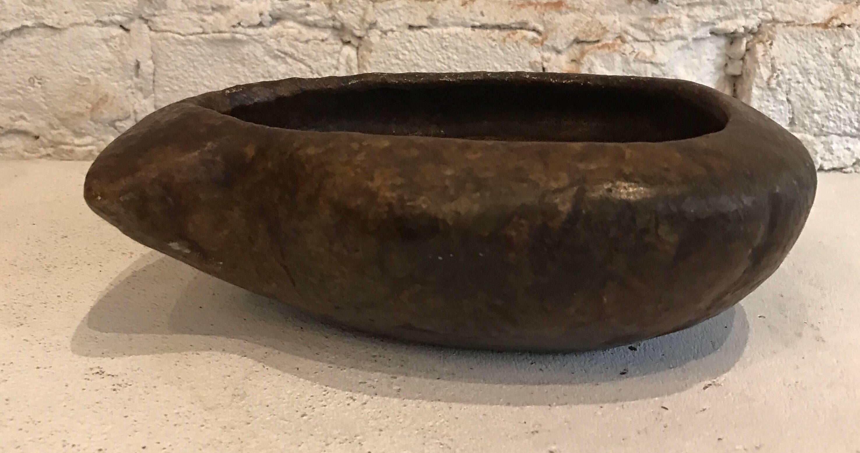 Early 20th Century Hand-Carved Brazilian Soap Stone Bowl 6