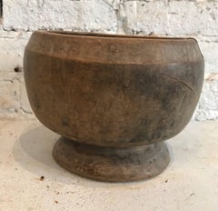 20th Century Primitive African Wooden Bowl