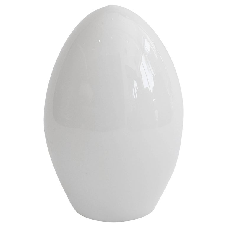 20th Century Vintage Italian Glass Egg Lamp at 1stDibs