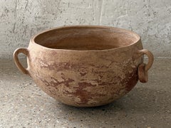 Early 20th Century Clay Bowl with Handle - Indigenous to Sierra Norte Del Puebla