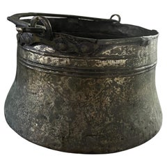 19th Century Copper & Brass Cooking Bowl From the Arabian Desert