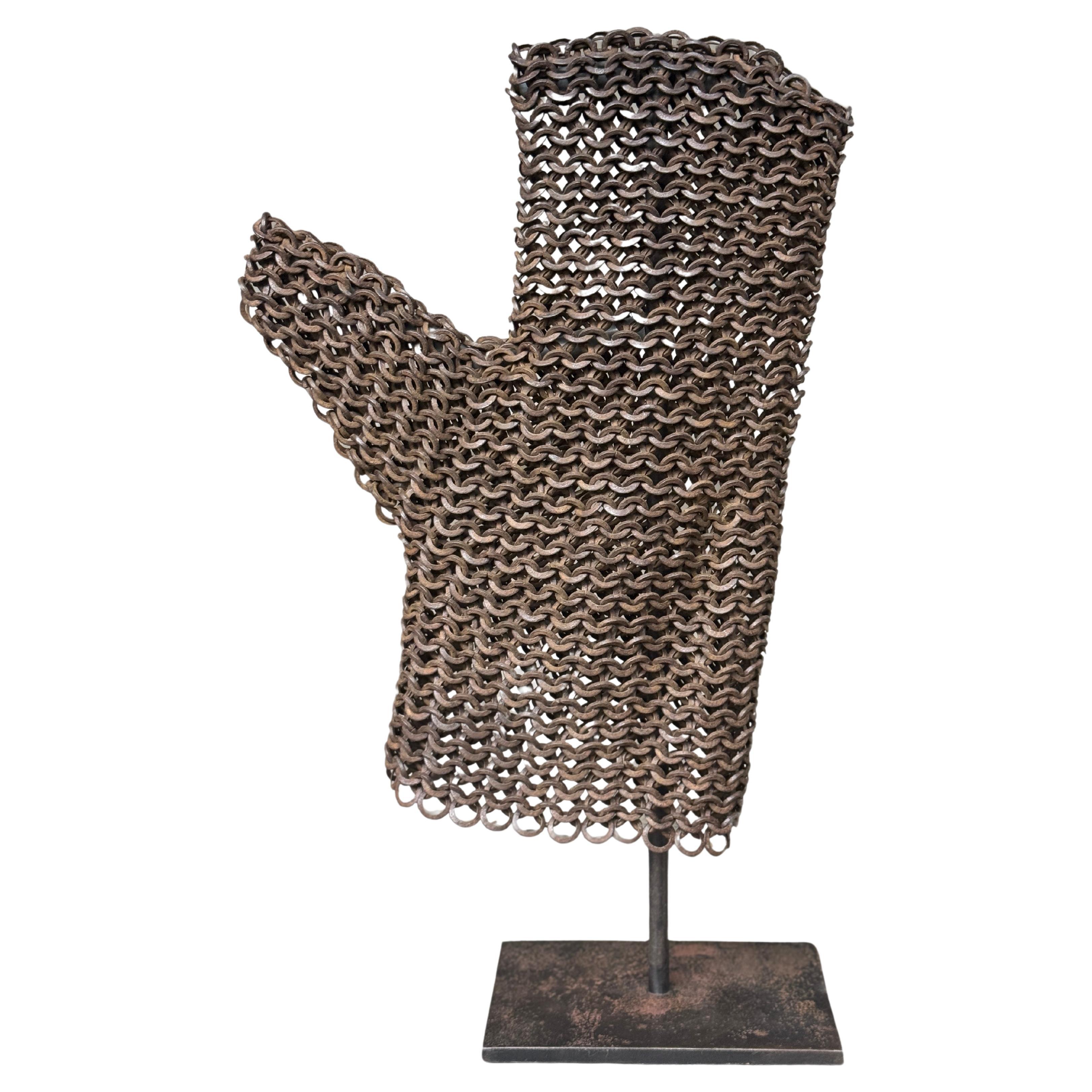 Gants en cotte de mailles du 19e siècle, Argentine