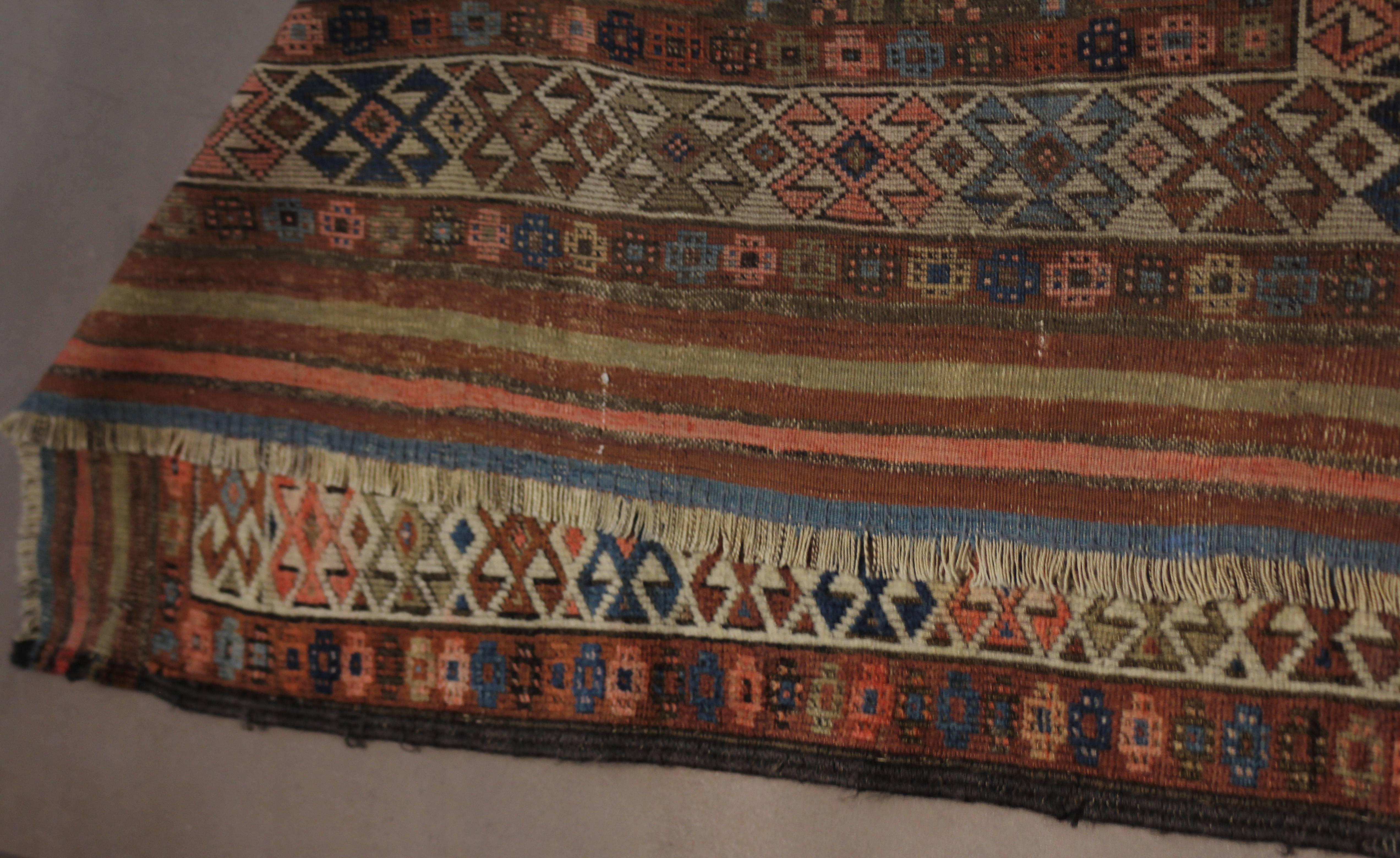 Wool 19th Century Baluch Rug from Afghanistan