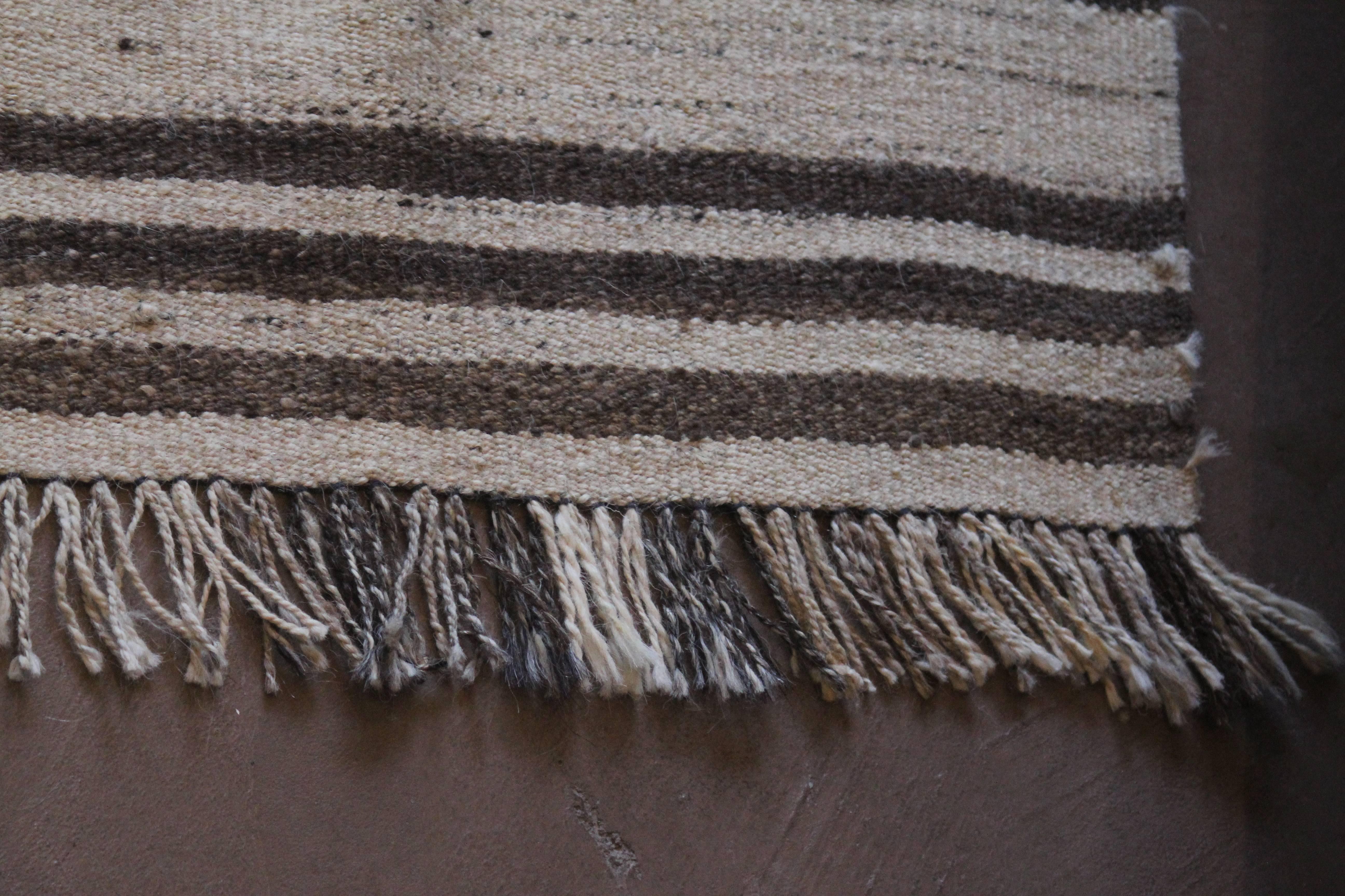 20th Century Turkish Striped Flat-Weave Kilim 2
