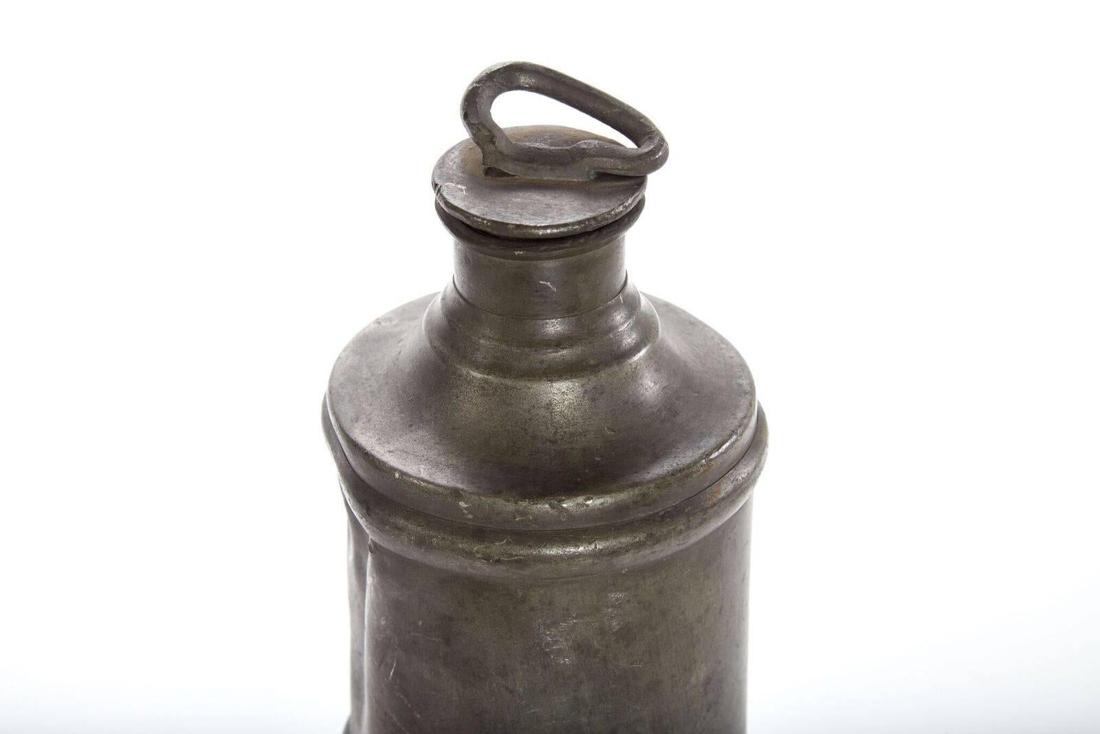 19th Century Pewter Canister from Germany 1