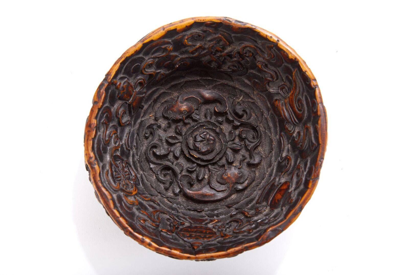 19th Century Black Forest 'German' Carved Bowl 1