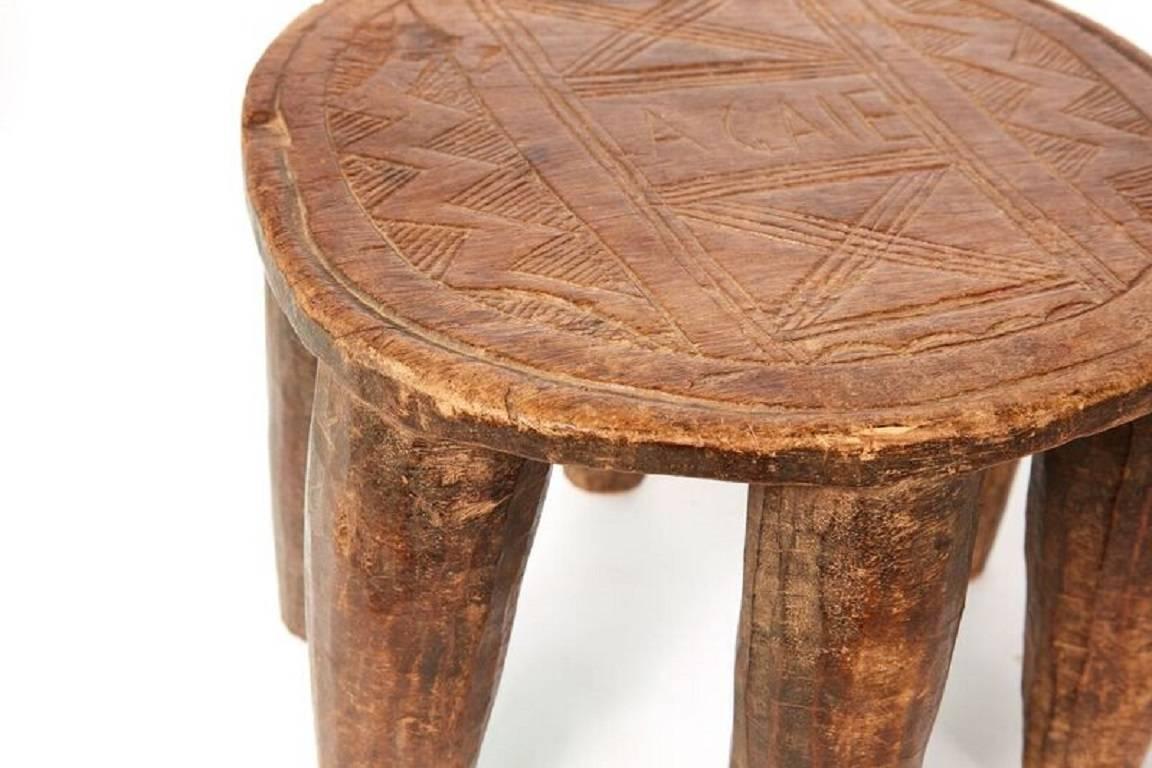 20th Century Six Leg African Nupe Stool In Good Condition In Chicago, IL